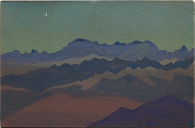 Himalaya, vicino a Sandakphu da Nicholas Roerich