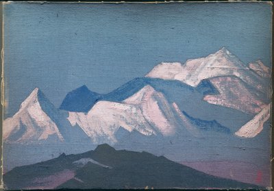 Himalaya, schizzo, 1933 da Nicholas Roerich