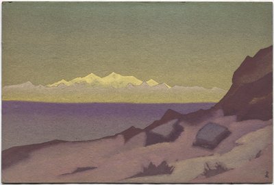 Frontiera tibetana, Tsaidam, 1936 da Nicholas Roerich