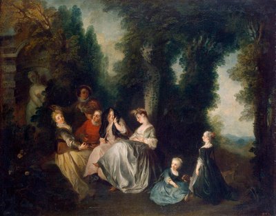 Festa in giardino, 1690-1743 da Nicolas Lancret