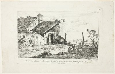 Paesaggio, da Deuxieme Cahier de Paysage da Nicolas Perignon