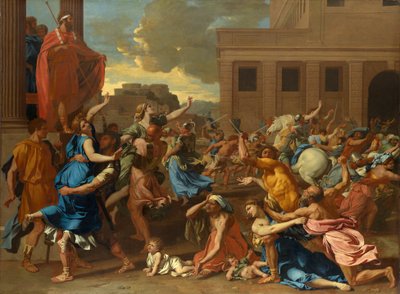 Il ratto delle Sabine da Nicolas Poussin