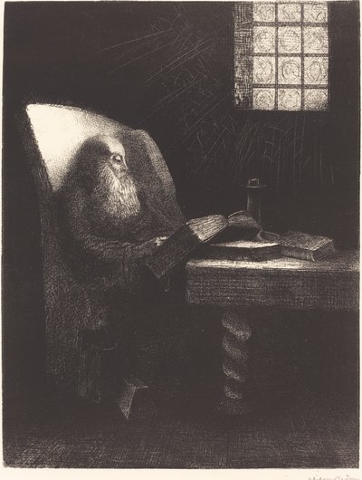 Il lettore da Odilon Redon