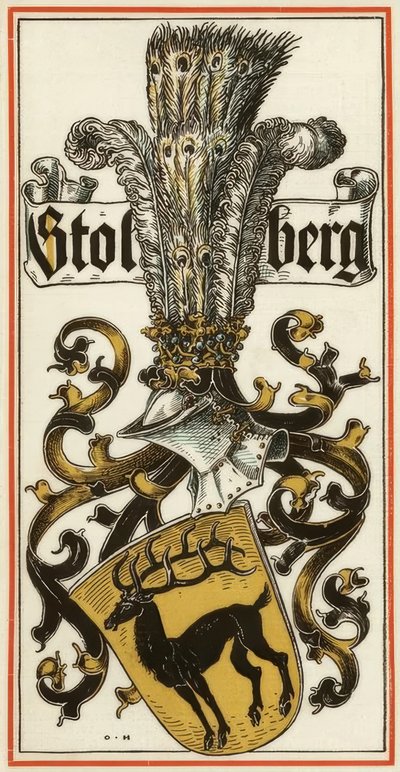 Gli stemmi delle case principesche tedesche: Stolberg da Otto Hupp