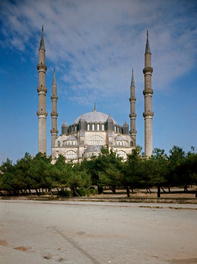 Vista della moschea (1575) da Ottoman School