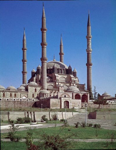 Vista della Moschea di Selimiye (1575) da Ottoman School