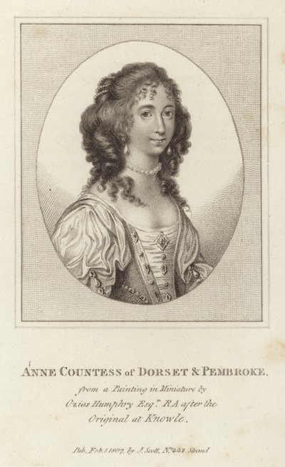 Anne Contessa di Dorset e Pembroke da Ozias Humphry