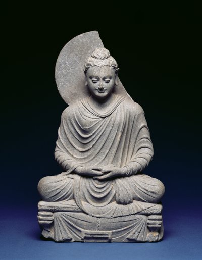 Buddha seduto, Gandhara, I-III secolo d.C. da Pakistani School