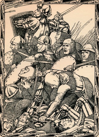 Alla Battaglia di Agincourt, 1902 da Patten Wilson