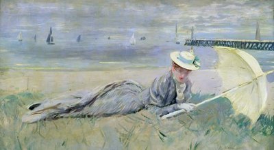 Sulla spiaggia da Paul Cesar Helleu