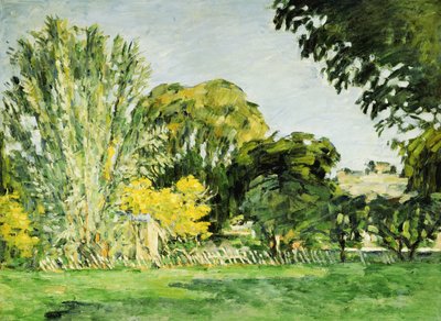 Alberi a Jas de Bouffan da Paul Cézanne