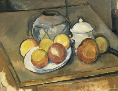 Vaso, zuccheriera e mele da Paul Cézanne