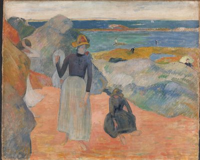 Sulla spiaggia, 1889 da Paul Gauguin