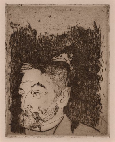 Ritratto di Stéphane Mallarmé da Paul Gauguin