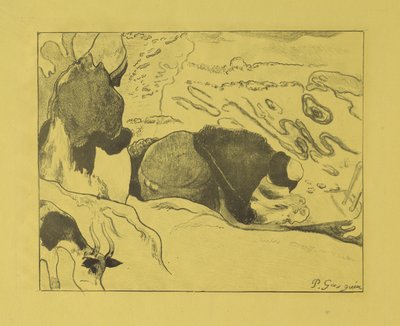 Lavandaie, 1889 da Paul Gauguin