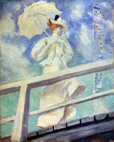 Signora in bianco da Paul Helleu