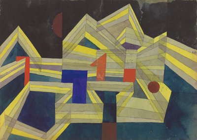 Architettura, trasparente-strutturale, 1921 da Paul Klee