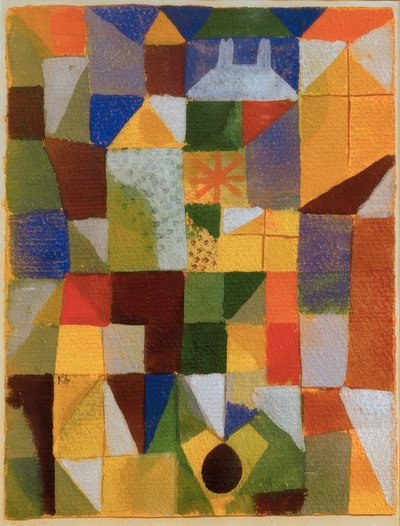 Composizione urbana con finestre gialle da Paul Klee