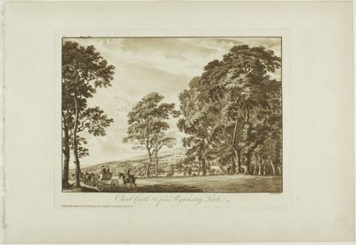 Castello di Chirk e c. dal parco di Wynnstay da Paul Sandby