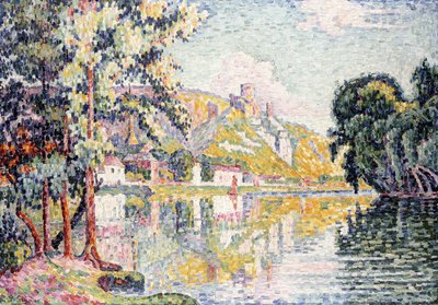 Gli Andelys, Castello Gaillard, 1921 da Paul Signac