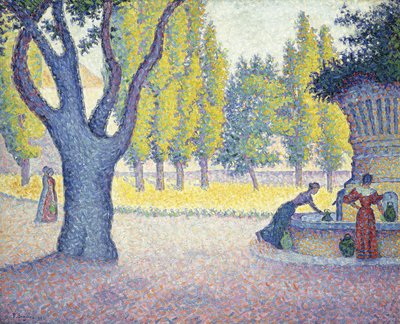 La fontana des Lices a St, 1895 da Paul Signac