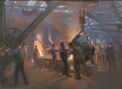 Fonderia di ferro Burmeister e Wain da Peder Severin Krøyer