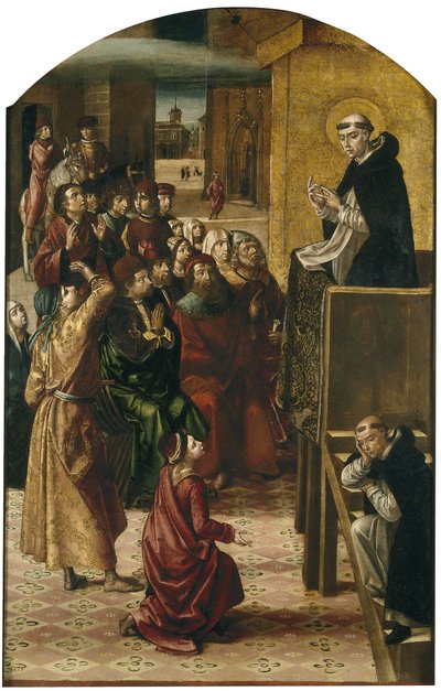 Il miracolo della nuvola, 1493-1499 da Pedro Berruguete