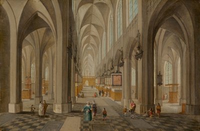 Cattedrale di Anversa, c. 1650-1655 da Peeter Neeffs the Elder