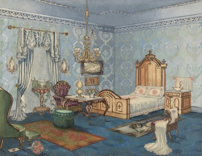 Camera da letto, 1882, c. 1941 da Perkins Harnly