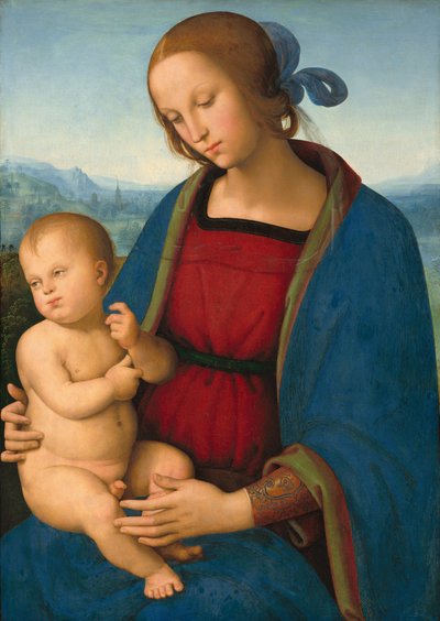 Madonna con Bambino, c. 1500 da Perugino