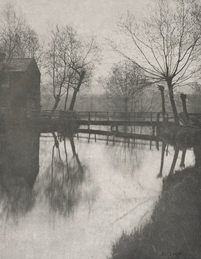 Ponte pedonale vicino a Chingford da Peter Henry Emerson