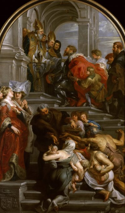 La Conversione di San Bavone, 1623-1624 da Peter Paul Rubens