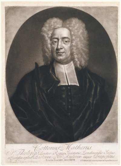 Cottonus Matheris Cotton Mather da Peter Pelham