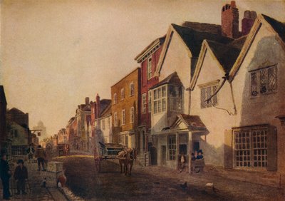 Eton High Street, XIX secolo, 1924 da Peter de Wint