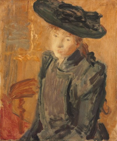 Ragazza con un Grande Cappello da Philip Wilson Steer