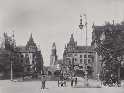 Ponte Kaiser Wilhelm e Strada Kaiser Wilhelm da Photographer German