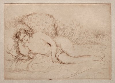 Donna nuda distesa, 1906 da Pierre Auguste Renoir