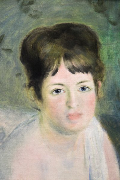 Testa di una donna da Pierre Auguste Renoir