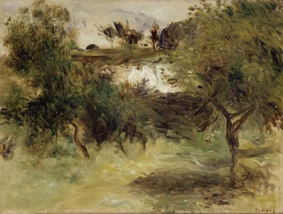 Paesaggio con alberi da Pierre Auguste Renoir