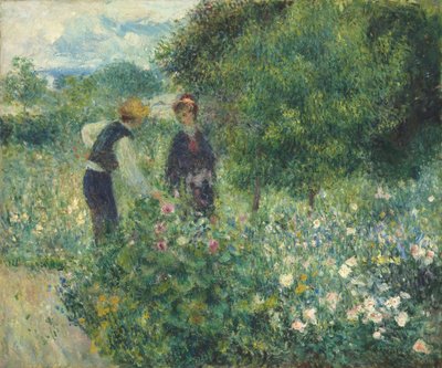 Raccogliendo fiori da Pierre Auguste Renoir