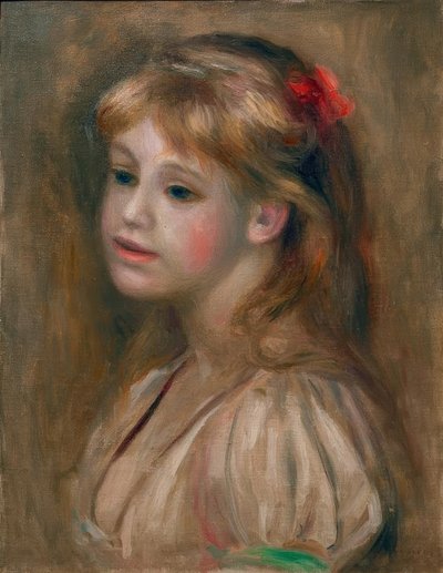 Ritratto di una ragazza da Pierre Auguste Renoir