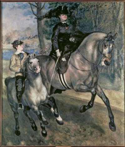 Cavaliere nel Bois de Boulogne da Pierre Auguste Renoir