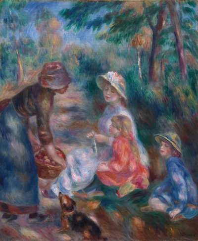 La Venditrice di Mele da Pierre Auguste Renoir