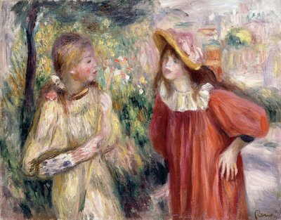 La conversazione, 1895 da Pierre Auguste Renoir