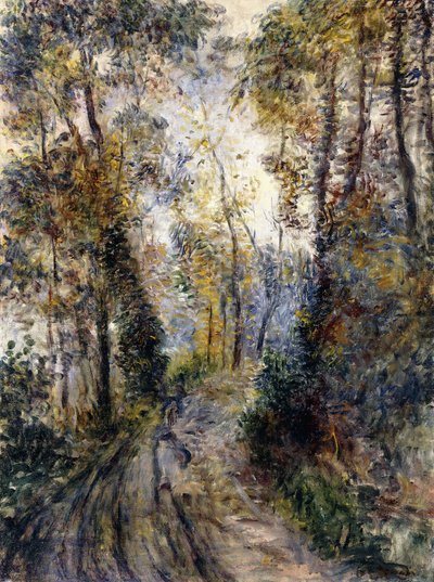 Il sentiero nella foresta da Pierre Auguste Renoir