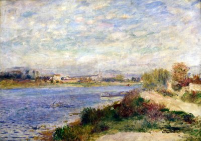 La Senna ad Argenteuil, c1883 da Pierre Auguste Renoir