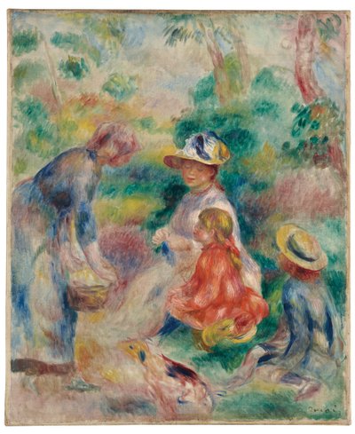 Il venditore di mele, 1890 da Pierre Auguste Renoir