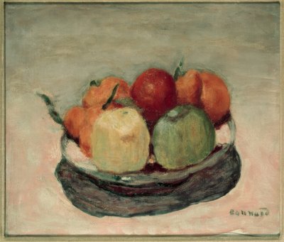 Piatto di frutta o Le mele da Pierre Bonnard