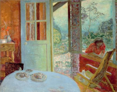 La sala da pranzo in campagna da Pierre Bonnard