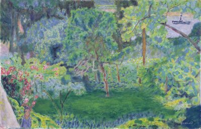 Paesaggio con una chiatta, c.1930 da Pierre Bonnard